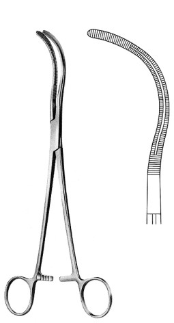 Ille -педиксный зажим Cvd 23 см.