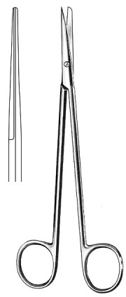 Metzenbaum Nelson Scissors Sh/Bl Str 18cm