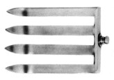 Ранорасширители для ламинэктомии
Blades for Caspar Retractor 60x52mm