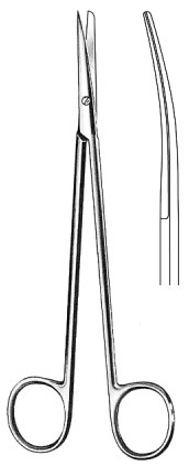 Metzenbaum Nelson Scissors SH/BL CVD 18CM