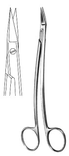 Dean Tonsil Scissors (A.O.F) Гладкий 17 см.