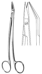 Dean Tonsil Scissors (A.O.F) Serr 17cm
