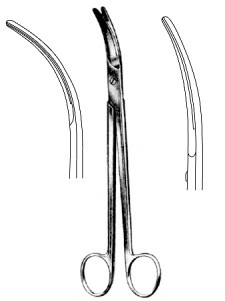 Parametrium Scissors Cvd 23 см.