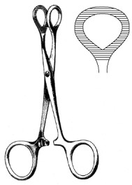 Гемостатическая fcps oval jaw 12cm