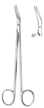 Сосудистые ножницы Potts-Smith 19 см (25º)