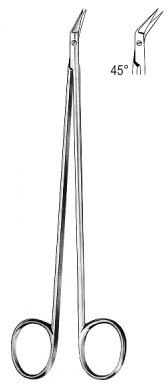 Diethrich Hegemann коронарные ножницы 45º 18 см.