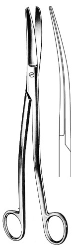 Siebold Gynecological Ncissors S/CVD 24 см.