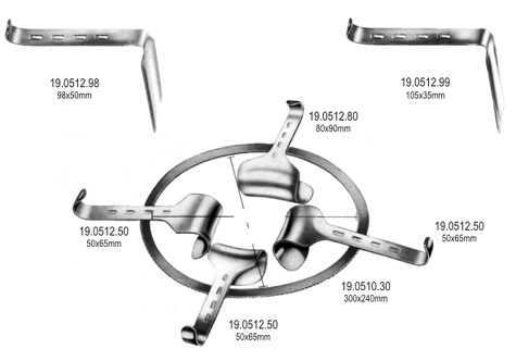 Ранорасширители абдоминальные
Frame only Kirschner Oval Retractor 300x240mm