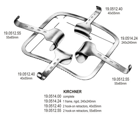 Ранорасширители абдоминальные
Frame only for Kirschner Square Retractor240x240mm