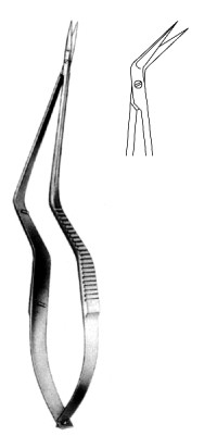 Nagel Micro Scissors Ang. Байонет 18,5 см