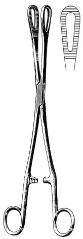 Щипцы для перевязочного материала и тампонов
Rampley Swab Fcps Bent Shanks 18cm