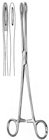 Щипцы для перевязочного материала и тампонов
Foerster Swab Fcps Narrow str 25cm