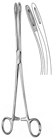 Щипцы для перевязочного материала и тампонов
Foerster Swab Fcps Narrow cvd 25cm