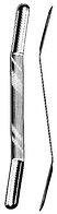 Шпатели нейрохирургические Olivecrona brain spatula convex 18x22mm, 18cm