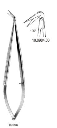 Micro Scissor 125º угловые 18 см.