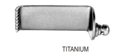 Зеркала сменные к ранорасширителям
Blades Lateral for Caspar Retractor 30x23mm (TiT)