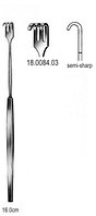 Крючки Hook Retractor semi sharp 3pr. 16cm