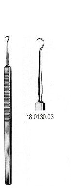 Крючки
Hook Retractor single 16cm Fig.3