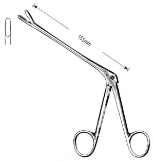 Выкусыватели нейрохирургические
Spurling Love Laminectomy Rongeur 5mm,19.5cm