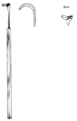 Крючки
Cushing Retractor 8mmx24cm