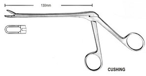 Выкусыватели нейрохирургические
Cushing Laminectomy Rongeur str 6mm, 13cm