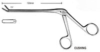 Выкусыватели нейрохирургические Cushing Laminectomy Rongeur ang.up 4mm, 13cm