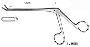 Выкусыватели нейрохирургические
Cushing Laminectomy Rongeur ang.up 5mm, 13cm