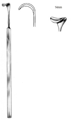 Крючки
Cushing Retractor 14mmx24cm