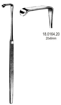 Крючки
Mini Langenbeck Retractor 20x6mm, 16cm