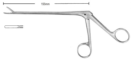 Выкусыватели нейрохирургические
Caspar Laminectomy Rongeur str 2mm, 15.5cm