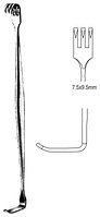 Крючки Mathieu Retractor D/E sh 3pr. 7.5×9.5mm, 16cm