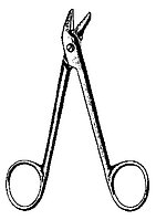 Ножницы стоматологические Universal Wire Scissors Serr 12cm
