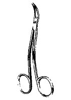 Ножницы стоматологические LaGrange Sclerotomy Scissors cvd 10.5cm