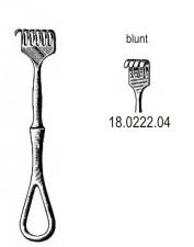 Крючки
Volkmann Retractor blunt 4pr. 11.5cm