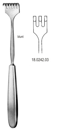 Крючки
Volkmann Retractor 3.prong blunt 23cm