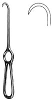 Крючки Volkmann Bone Hook Retractor sharp 1.prong 21.5cm
