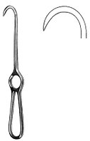 Крючки Volkmann Bone Hook Retractor sharp 20cm