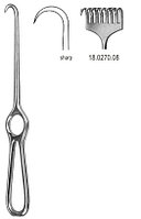 Крючки Kocher Retractor 8pr. sharp 22cm