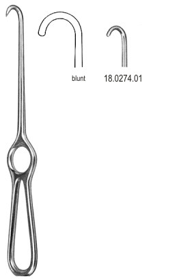 Крючки
Kocher Retractor 1pr. blunt 22cm