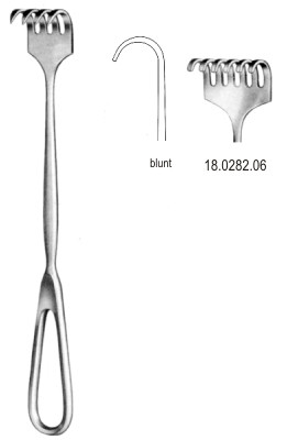 Крючки
Volkmann Retractor 6pr. blunt 22cm