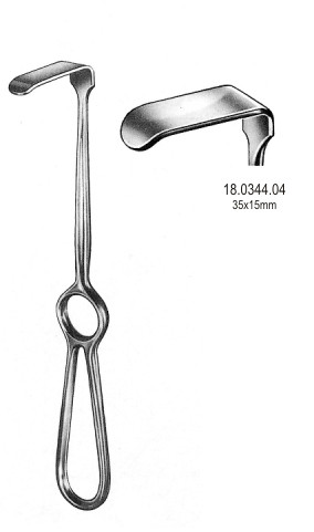 Ретракторы хирургические
Kocher Langenbeck Retractor 35x15mm, 21.5cm