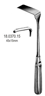 Ретракторы хирургические
Sauerbruch Retractor 45x15mm, 22.5cm