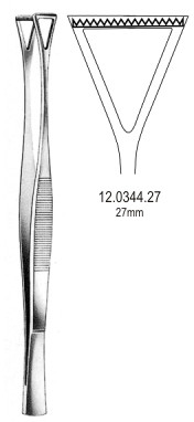 Коллин Дюваль Ткань FCPS 27 мм челюсти 20 см.