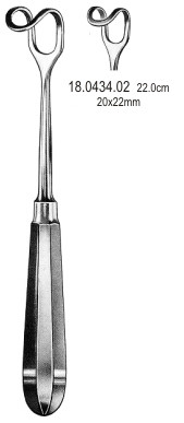 Ретракторы хирургические
Middeldorf Retractor H/handle 20x22mm, 22cm
