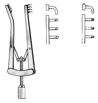 Ранорасширители самоудерживающиеся
Alm Retractor blunt 10cm