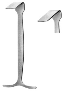 Ретракторы костные
Smillie Meniscus Retractor angled 48x19mm, 14.5cm
