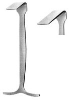 Ретракторы костные Smillie Meniscus Retractor angled 57x19mm, 14.5cm