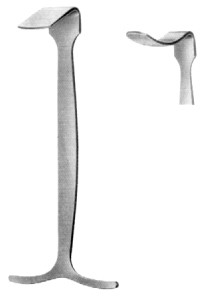 Ретракторы костные
Smillie Meniscus Retractor right ang. 52x13mm, 14.5cm