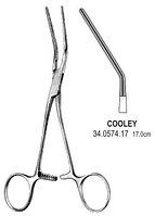 Зажимы с атравматической нарезкой Cooley Multi Purpose Aorta Clamp 25º, 17cm