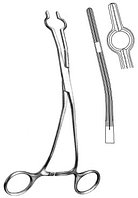 Зажимы с атравматической нарезкой
Cooley/Ross Vena Cava Occl. Clamp Fr.26, 16cm